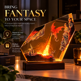 Fire Dragon Halloween Lamp By Davier