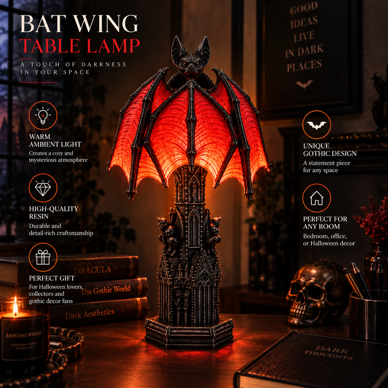 Bat Halloween Lamp By Davier