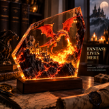 Fire Dragon Halloween Lamp By Davier