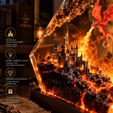 Fire Dragon Halloween Lamp By Davier