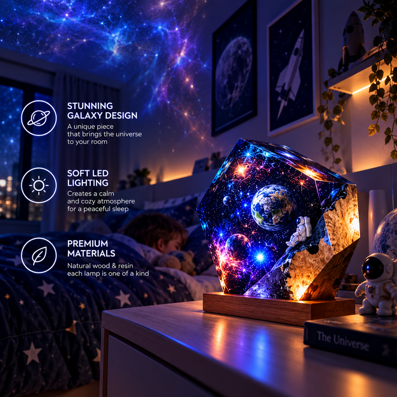 Epoxy Galaxy Lamp By Davier